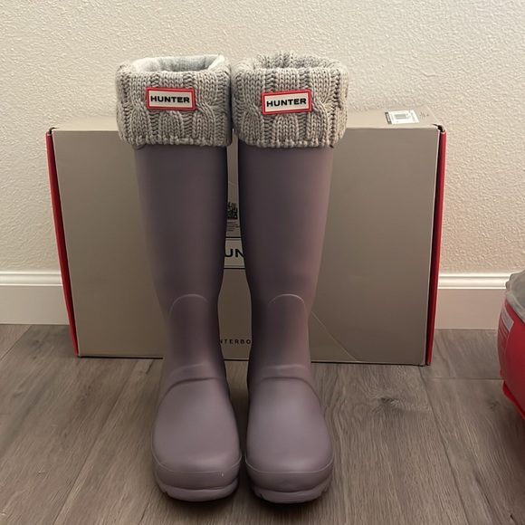 lavender hunter boots